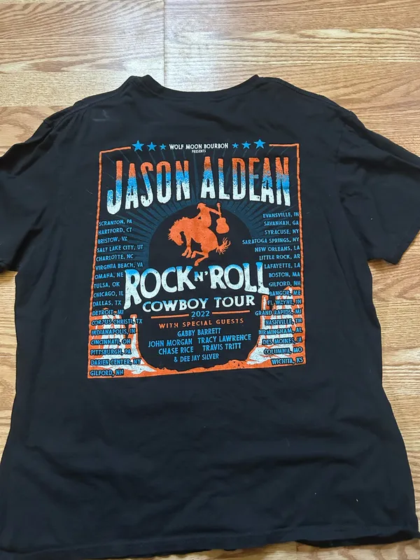 Jason Aldean concert t shirt - Image 3