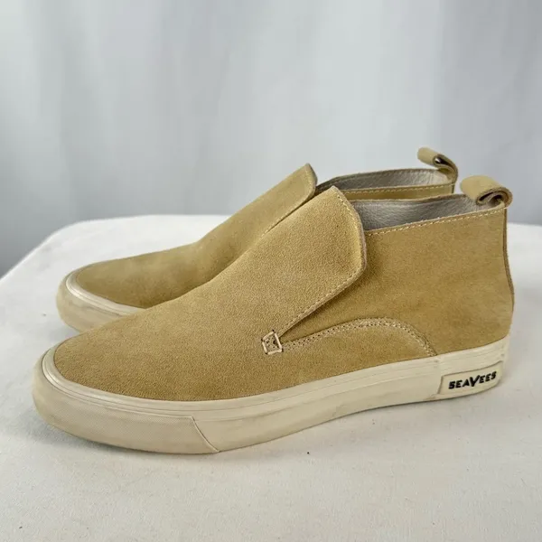 SeaVees Huntington Middie Suede Slip On Shoe in Taupe‎ Size 8.5 - Image 7