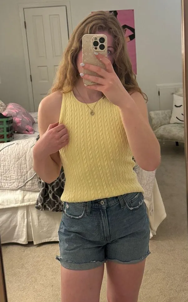Gap Butter yellow tank top - Image 2