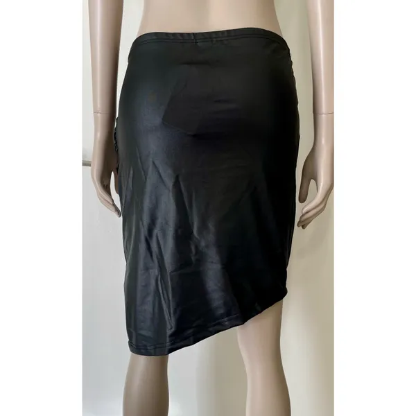 SheIn Bae High Waist Ruched Wrao Hem Skirt NWT! - Image 8