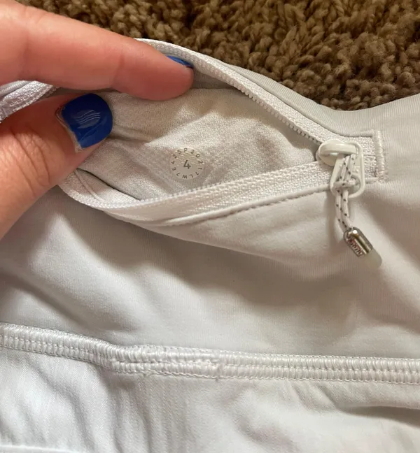 Lululemon White 4” Speed Up Shorts - Image 3