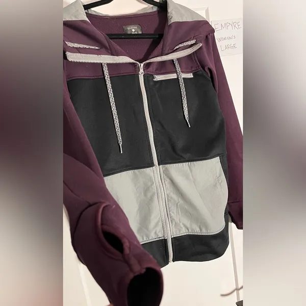 Empyre Clothing Zip up from Zumiez Women’s Large - Purple|Black|Grey - Image 2