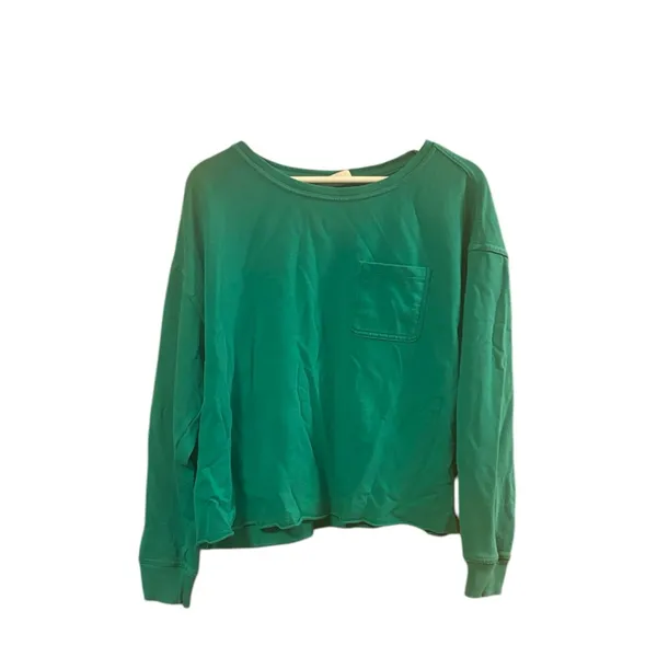 Universal Thread Size Large Green Pocket Long-Sleeve Shirt - Image 2
