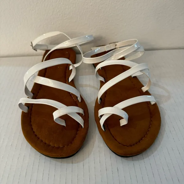 New. Women’s Flat Strappy Sandals – Elegant Summer Strappy Shoes - Image 5