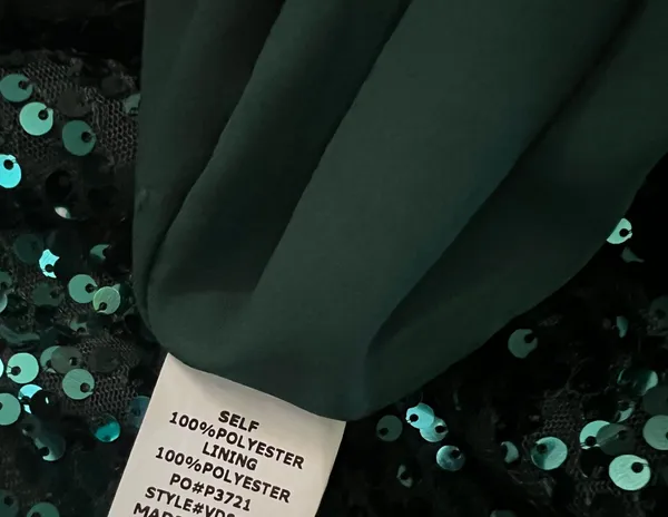 VICI TYRA SEQUIN PUFF SLEEVE CUTOUT BACK MINI DRESS - Emerald Green - Image 7