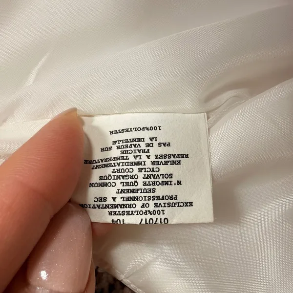 Jessica McClintock Gunne Sax Strapless Bubble Hem Mini Dress Ivory Pink Size 11 - Image 10