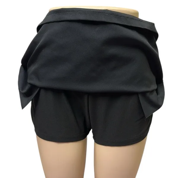 Aur Golf Black Skirt Shorts 4 Pocket Skort Zip Side Above the Knee Womens 10 - Image 4