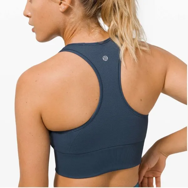 Lululemon Ebb to Train Bra *Medium Support, C/D Cup
Iron Blue - Image 2