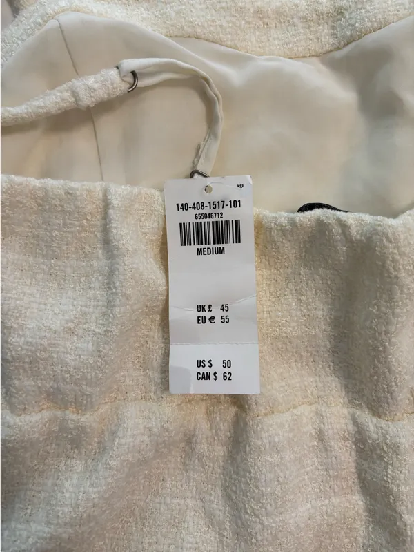 Abercrombie Crop Top White - Image 4