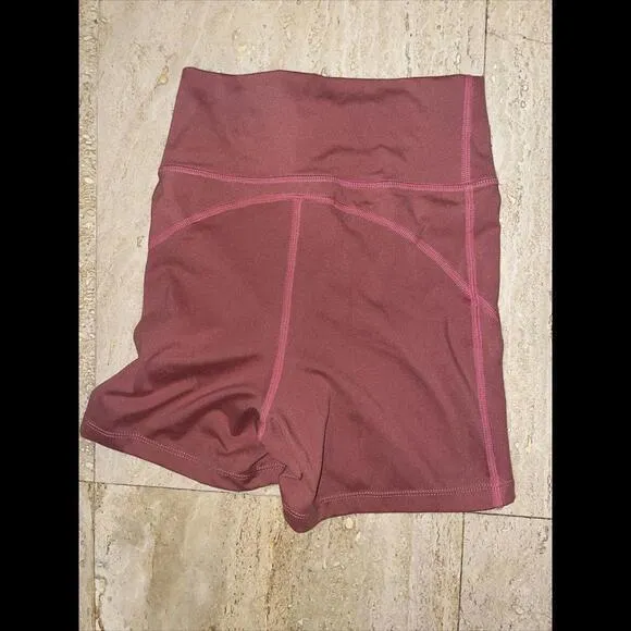 Women's KEFI Lana Seamless Workout Short‎ Pink Sz XS - Image 3