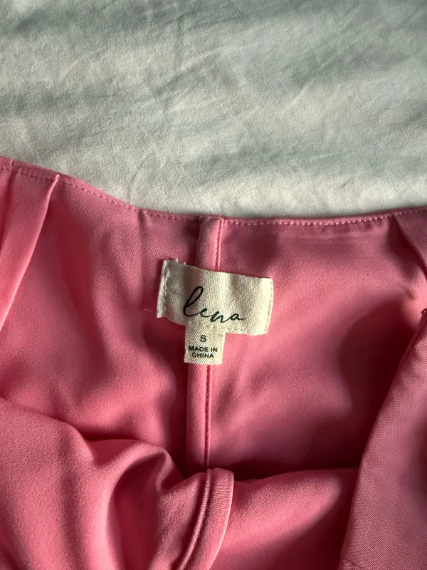 Boutique Pink front tie skort - Image 2