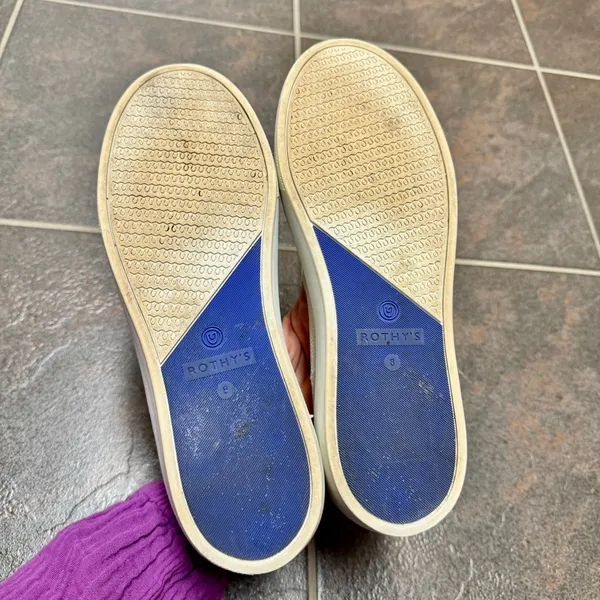 Rothy’s The Original Sneakers Slip On Shoes Sand Beige Tan 8 - Image 7
