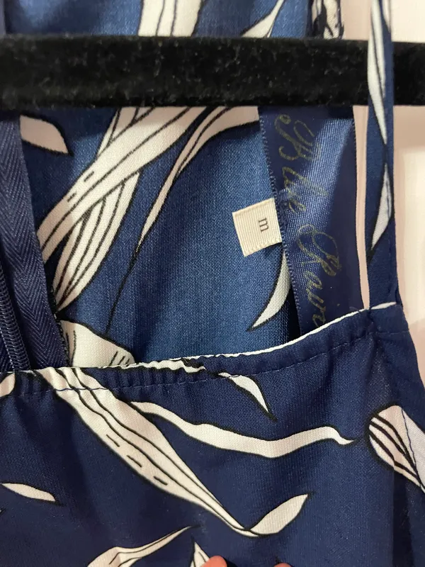 Blue And White Romper Size M - Image 3