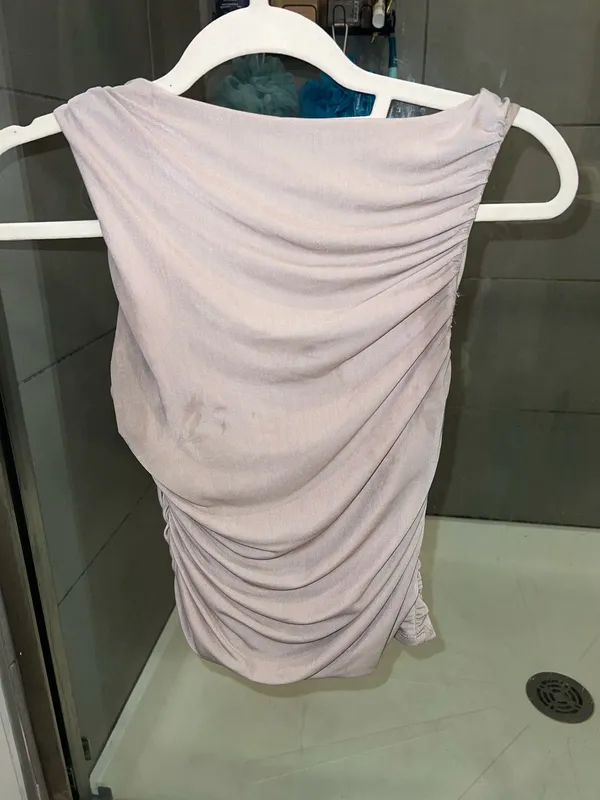 Beige Tank Top Gray Size XS - Image 2