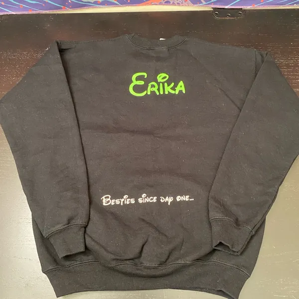Gildan Black Heavy Blend Sweatshirt - Image 6