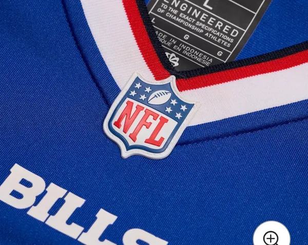 Men's Buffalo Bills Josh Allen Nike Royal Team Game Player Jersey - Image 3