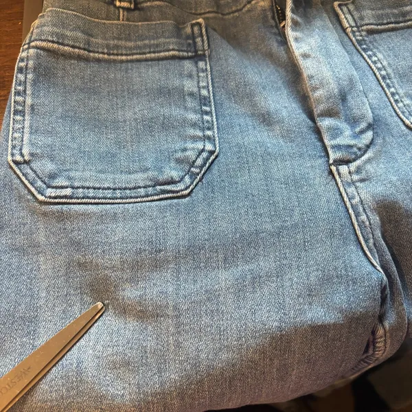 Anthropologie Maeve the Colette Medium Wash Wide Leg Cropped Jeans - size 26 - Image 7