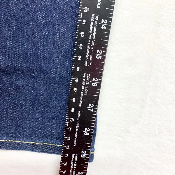 Levi's‎ Mid Rise Skinny Jeans Womens Size 29 Dark Wash Stretch Denim 4712 - Image 2