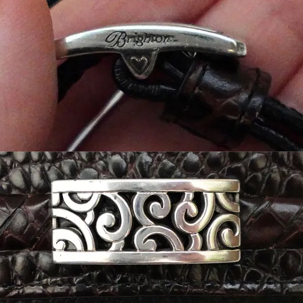 Vintage Brighton Y2K 2000s Adjustable & Convertible Crossbody Clutch Wallet Bag - Image 5