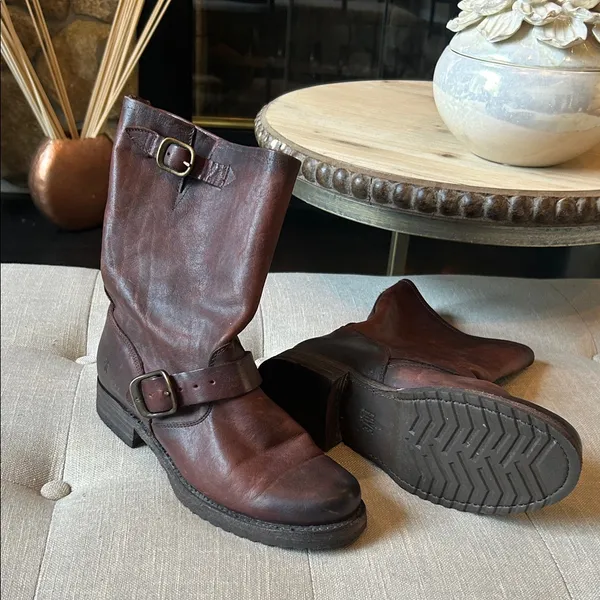 Frye Veronica Short Slouchy Boot (Women) Size 7.5 B 70547 RDD F973 F18- 278447 - Image 13