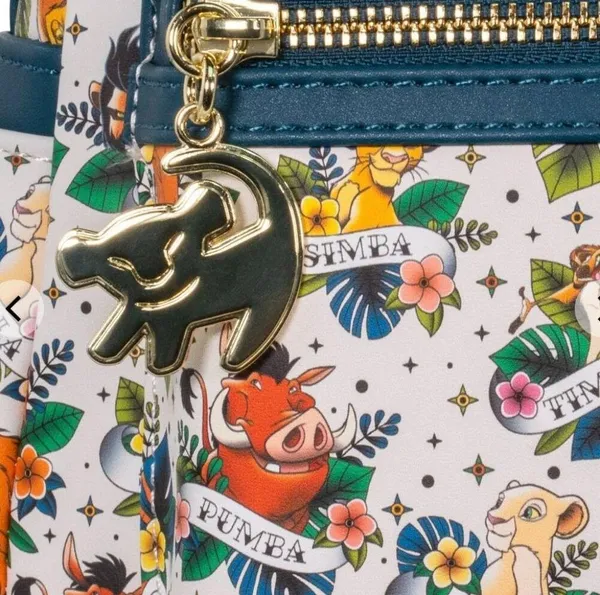 NWT RARE Disney Loungefly The Lion King Tattoo Mini Bag Backpack - Image 10