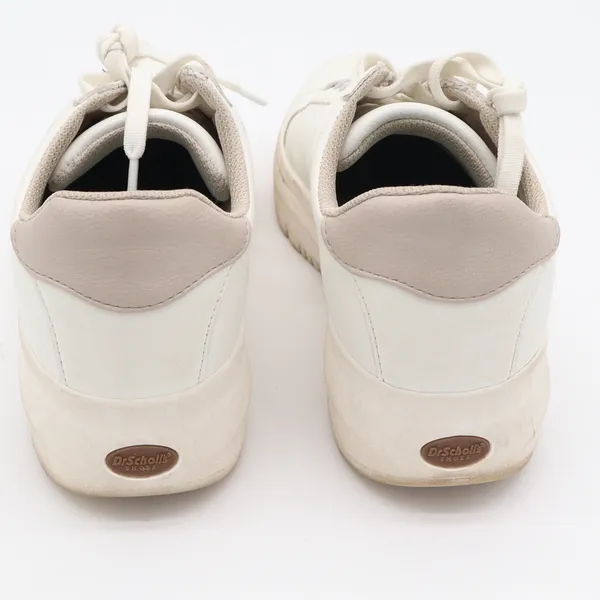Dr. Scholls Sadie White Platform Sneakers Womens Size 8 Lace Up Fashion Shoes - Image 4
