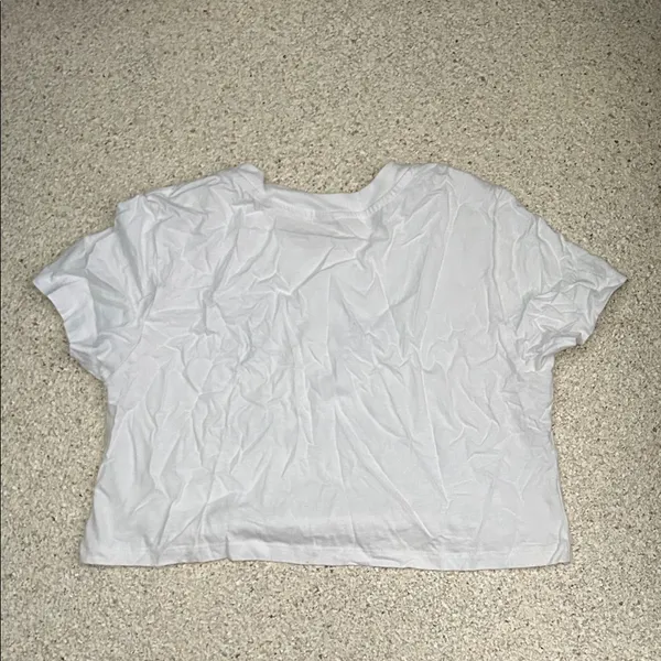 White Graphic Tee meet me at the pumpkin patch Size M - Image 4