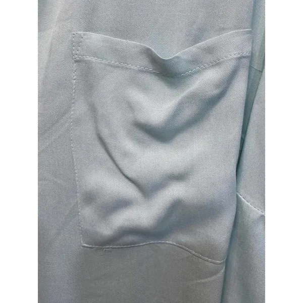 Torrid Light Blue Twill Button Back Sleeveless Tank Plus Size 2X - Image 5