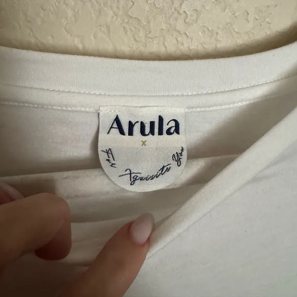 Arula Fringe‎ Tshirt Dress Sz X in White Festival Concert Plus Size - Image 3