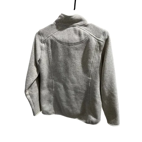 L.L.Bean Women’s Fleece Jacket Small Gray Full Zip Outdoor Casual - Image 9