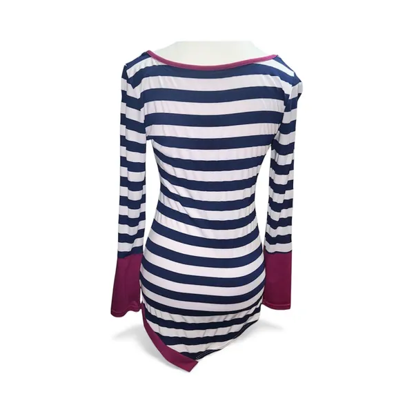 Striped asymmetrical hem top Multiple Size L - Image 4
