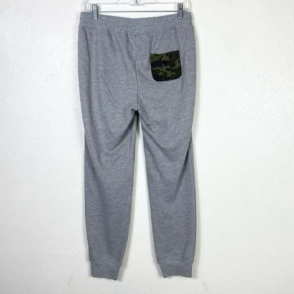 Urban Outfitters Silence + Noise Grey & Camo Print Sweatpant Joggers - Image 3