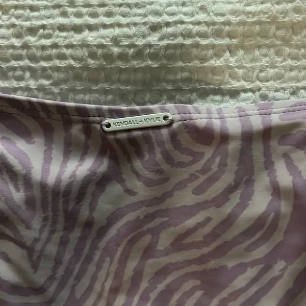 Kendall & Kylie Purple Zebra Print Bikini - Image 6