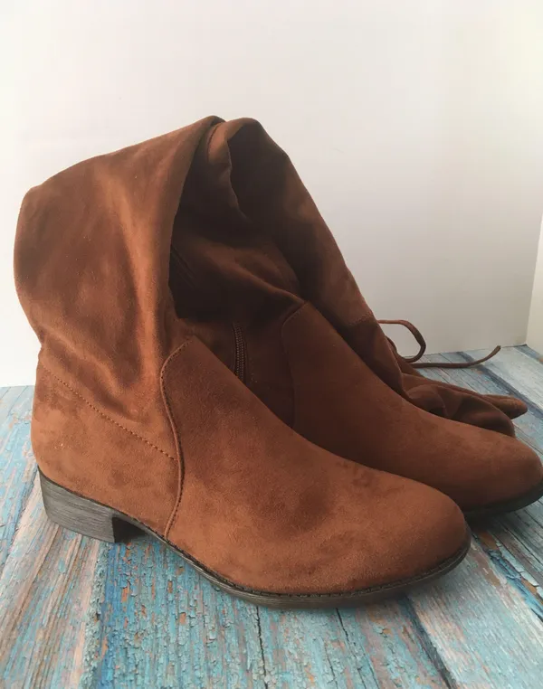 Knee High Boots, Size 8 1/2 Brown - Image 3