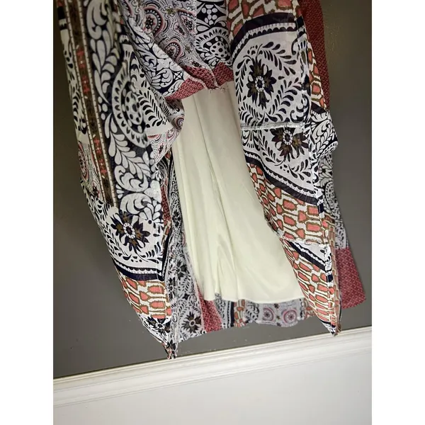 J. Gee Skirt Womens Small Multicolor Floral Boho Peasant Maxi Elastic Waist - Image 4