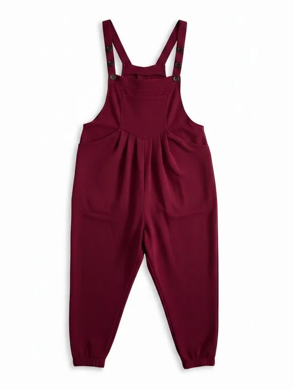Halara Waffle Knit‎ Overall Joggers Anemone Raspberry Pink Small EUC - Image 2