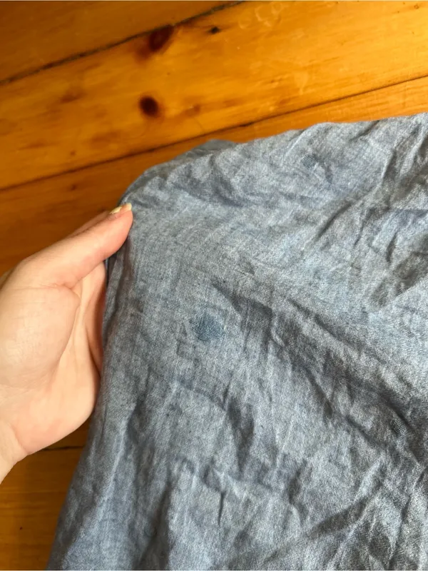 Bsbee Denim Blue Ollie Shirt Size small cotton - Image 3