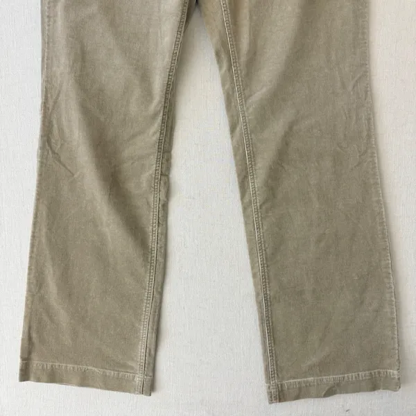 Chico's Vintage Cord Pant Womens 2 (US12/L) Almond Tan Corduroy Straight Leg NWT - Image 5