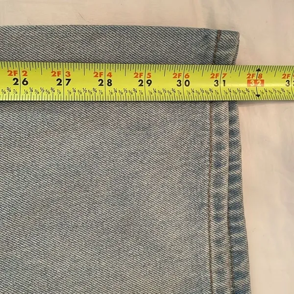 Rue+ Rue21 Denim Blue Jeans Womens Size 14 Straight Wide Leg Loose Fit - Image 8