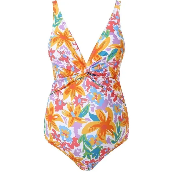 Mom Approved Floral One Piece Swimsuit Medium - Image 5