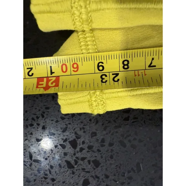 Offline by Aerie Real Me Leggings Size Small Yellow‎ 7/8 Smocked Waist Hi-Rise - Image 6