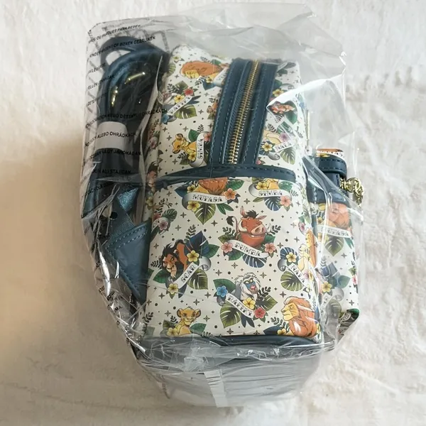 NWT RARE Disney Loungefly The Lion King Tattoo Mini Bag Backpack - Image 7