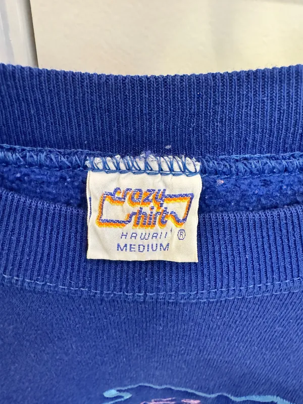 hawaii crewneck sweatshirt Blue Size M - Image 3