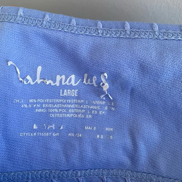 Cabana Del Sol Blue Textured Bikini Size Large - Image 5