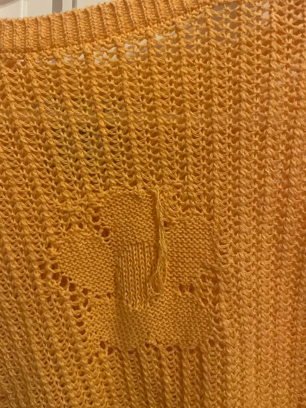 Sincerely Jules Thin orange summer sweater - Image 2