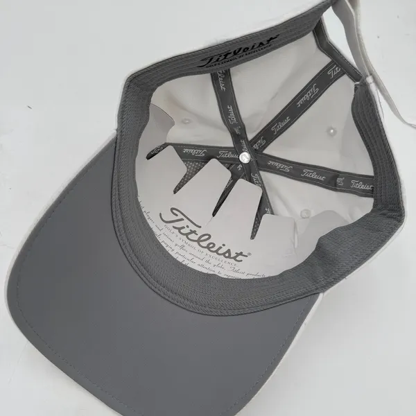 Titleist Women's White and Red Branded Golf Hat NEW - Image 7