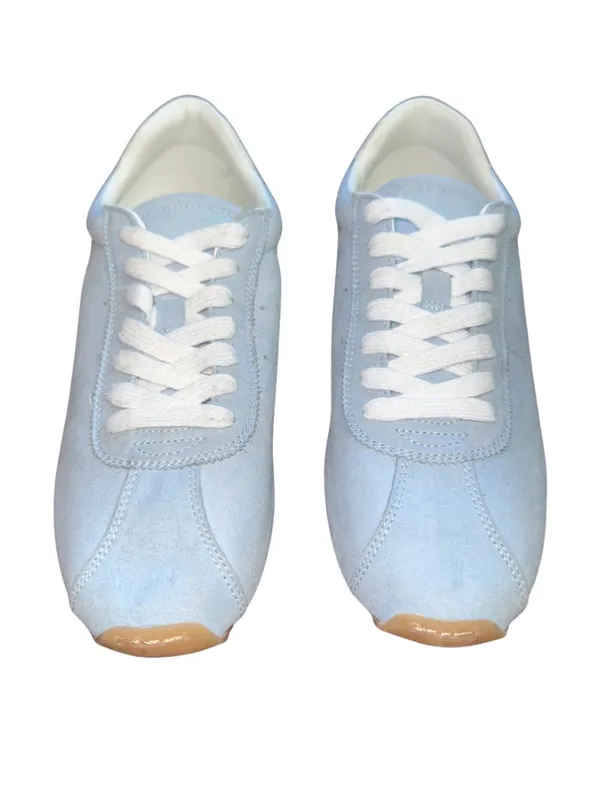 Universal Threads JoJo Suede Blue Sneakers Retro Boho It-Girl Size 11 NWT - Image 9