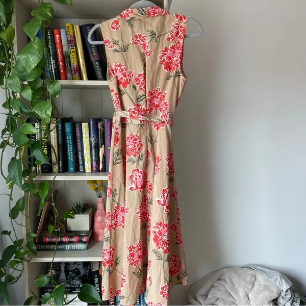 Banana Republic Button Up Floral Midi Dress - Image 7