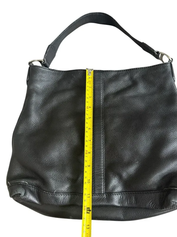 MICHAEL KORS Black Leather Satchel Shoulder Bag - Image 5