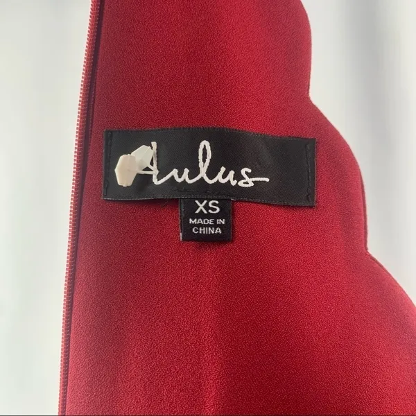 Lulus Endlessly Endearing Dress in Wine Red Size‎ Extra Small - Image 6